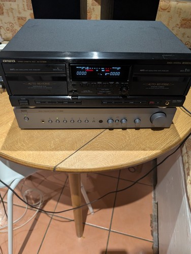 Aiwa wx828 twin stereo - aiwa, ad-wx828