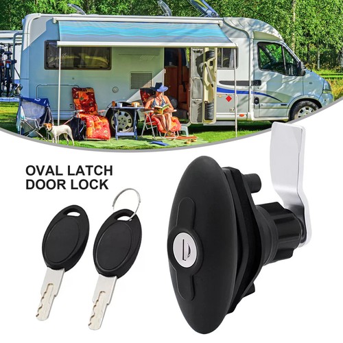 Oval latch door lock for - door,