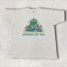 Vintage 90s USA new Berlin Wisconsin annual hare & tortoise run/walk t-shirt