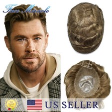 Full Poly Toupee for Men Human