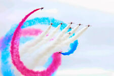 RAF RED ARROWS PHOTO PRINT ALL SIZES FRAMING 2024 ROYAL AIR FORCE AVIATION f