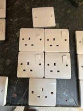 MK Logic Plus  - 1 Gang sockets K2657WHI / K780WHI