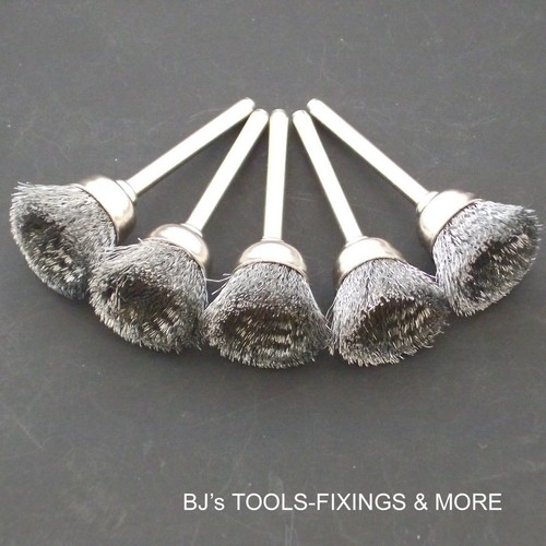 Steel wire cup brushes - 5,