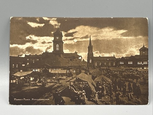 Middlesbrough market place - market,
