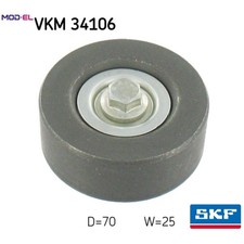 DEFLECTIONGUIDE PULLEY VRIBBED BELT VKM 34106 FOR FORD AUSTRALIA ALDA 2.0L 4cyl