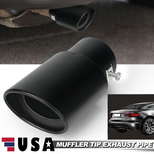 Black stainless steel exhaust - black,