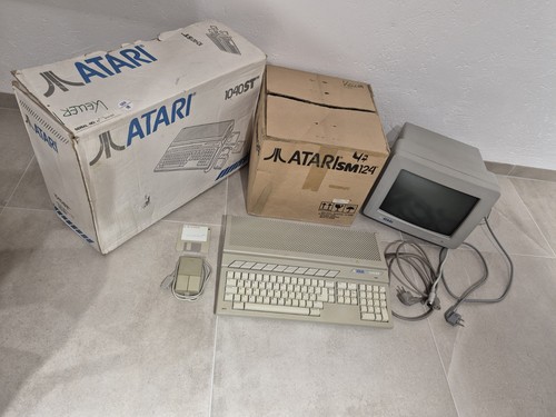 Atari 1040 stfm sm124 - atari,