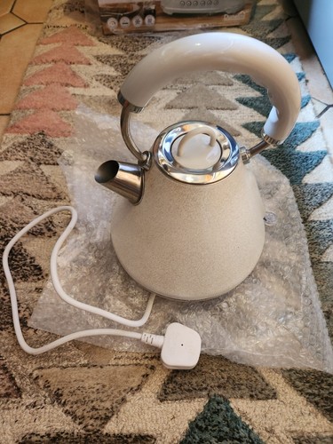 Dunelm silver glitter kettle - dunelm,