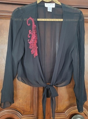 Rene derhy black chiffon - rene,