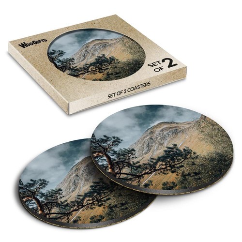 Round mdf coaster - mdf, scottish