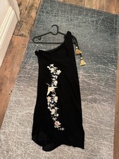 Wheels and dollbaby dress Black Dress With Tassels Size 8 Au