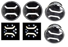 6 x 24V Neon DRL White Orange