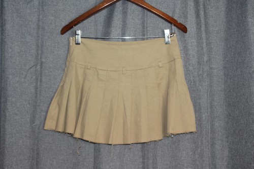 Zara khaki pleated mini - zara,