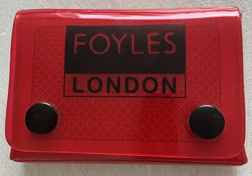 Foyles london red plastic - foyles,