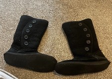 Black Knit Knee High Winter