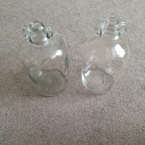 Two used glass - , 1