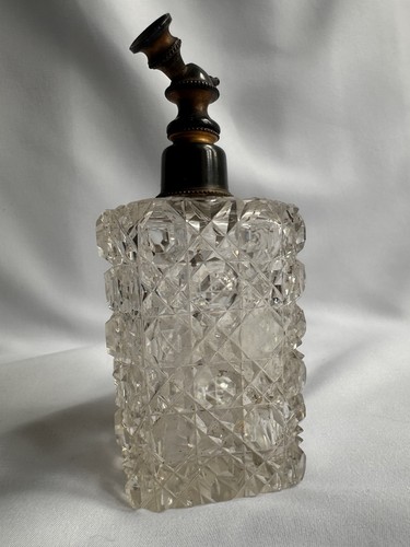 Antique cut glass perfume - cut,