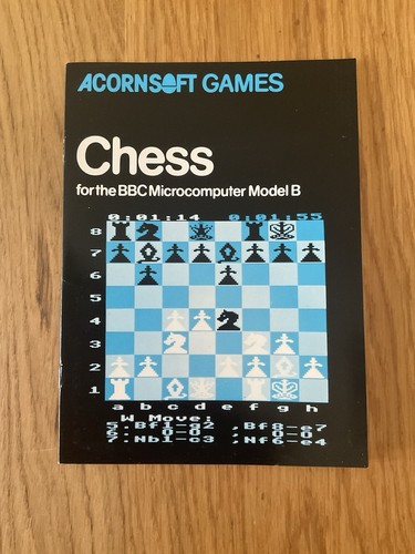Acornsoft chess game - acornsoft, for