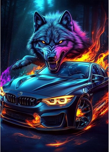 Sports car diamond painting - car,