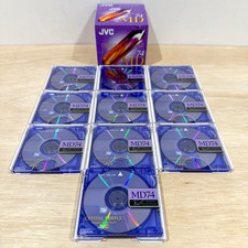 Jvc crystal purple minidiscs - jvc,
