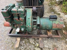 Lister ST2M diesel engine, 21hp, Generator 13.5Kva 220v/110v