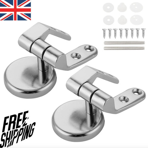 Toilet seat hinges pair - toilet,