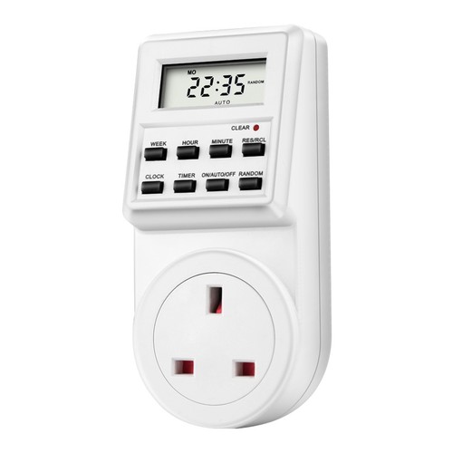 Digital electronic mains plug - digital,