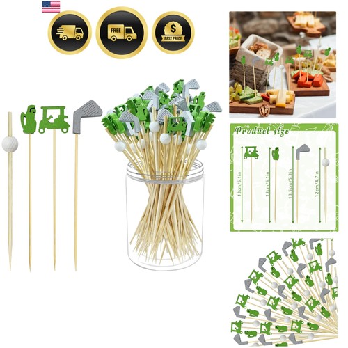 Golf theme cocktail picks - cocktail,