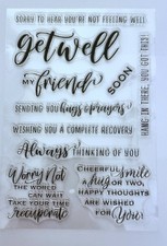 Clear Stamps Sentiments Get