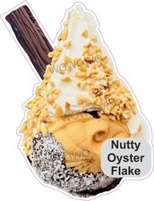 Ice cream van sticker Nutty