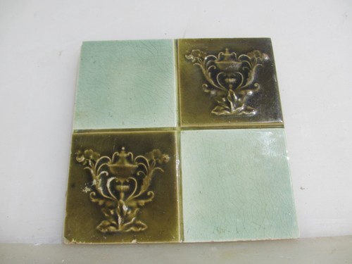 Victorian ceramic tile floral - victorian,