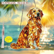 Golden Retriever Dog Stained