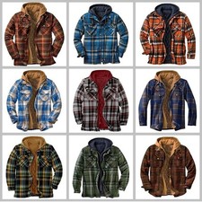 Men's Long-Sleeved Plaid Shirt
