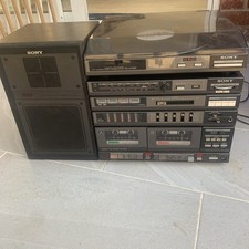 Sony HST-700W Compact Stereo System PS-LX700P Record Deck - See Description