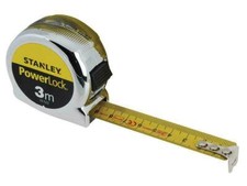 Stanley Tools Powerlock Classic Pocket Tape 3M(Width 19Mm)(Metric Only)STA033522