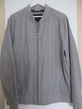 Debenhams Red Herring Cotton Jacket Size XL Grey Check