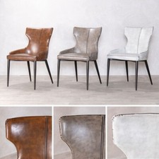 WINGBACK DINING CHAIR FAUX
