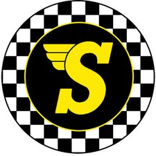 Speedwell Round Sticker 10cm