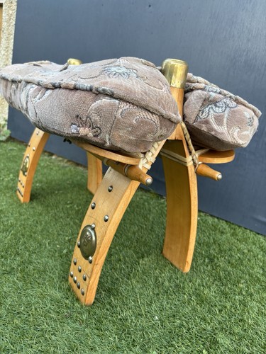 Vintage egyptian camel saddle - vintage,