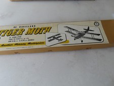 VINTAGE RARE KEIL KRAFT MERCURY DH TIGER MOTH MODEL AEROPLANE BALSA KIT NIB 33"