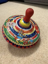Chad Valley Vintage Tin Plate Humming/Spinning Top Toy 1950s/60s Nostalgia
