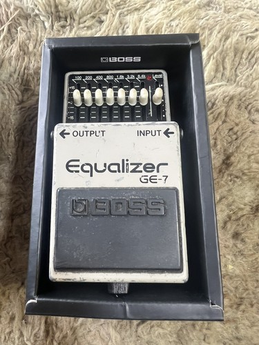 Boss graphic equalizer - boss, ge-7