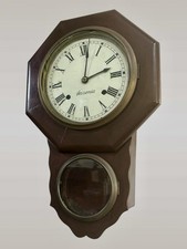 Ansonia Octagon Bell Chime Wall Clock