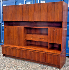 Rosewood Wall Unit Sideboard R. Heritage A. Shine Vintage Retro FREE Delivery ?