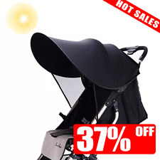 Black Universal Baby Child Pushchair Stroller Pram Buggy Sun Shade Canopy Covers