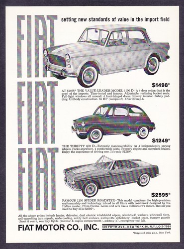1963 fiat 1100 sedan 600 - 1963, d
