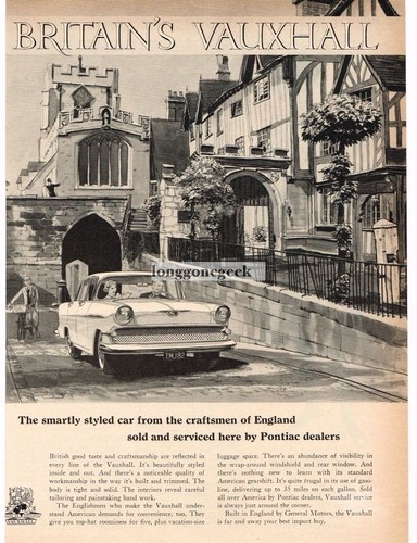 1959 vauxhall victor driving - vauxhall,