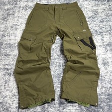 Animal Ski Salopettes L Green