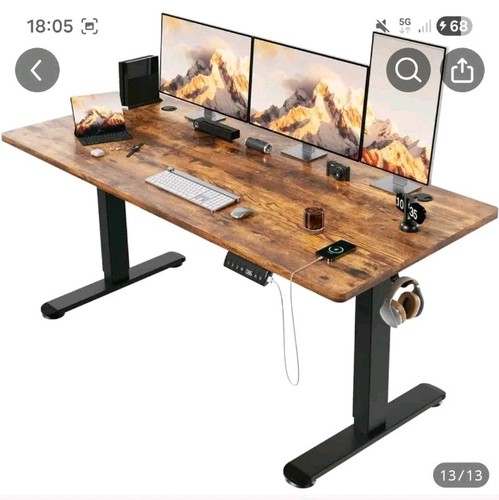 Electric standing desk - standing,