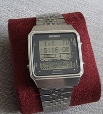 Vintage Seiko D410 5000 Sign Table Digital Watch 
